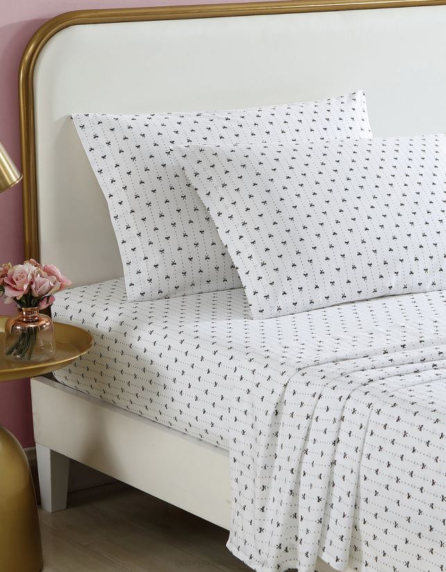 komplet listov v beli črtasti trakovi multiBetsey Johnson uniseks dodatki 664J2T410