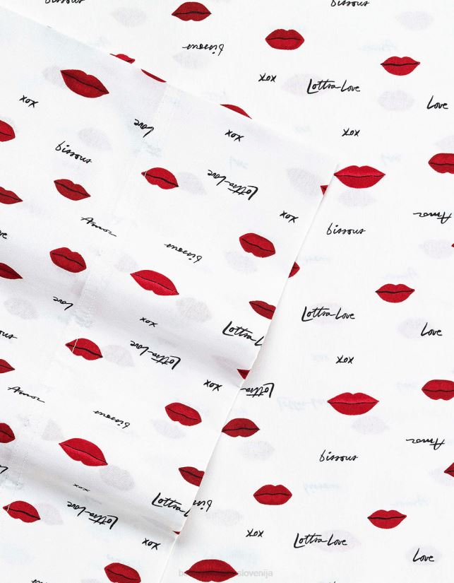 ljubezenske ustnice red queen komplet rjuh multiBetsey Johnson uniseks dodatki 664J2T396