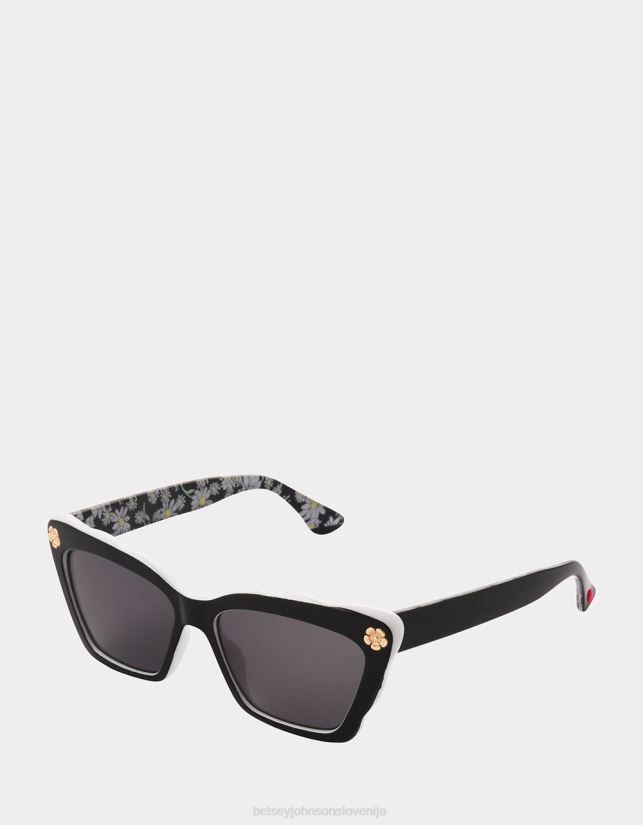 sončna očala petite petals ČrnaBetsey Johnson ženske dodatki 664J2T392