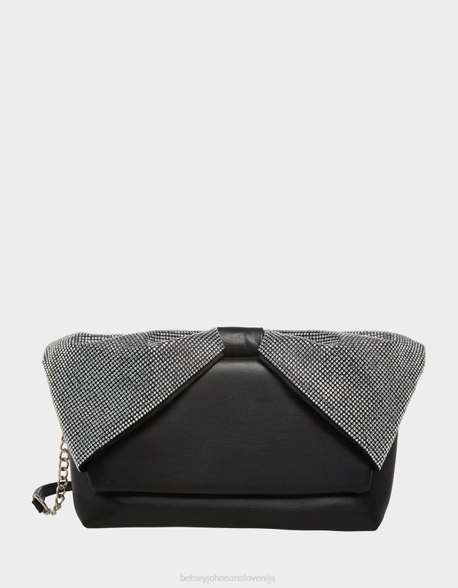 all the bling bow ročaj torba ČrnaBetsey Johnson ženske dodatki 664J2T237