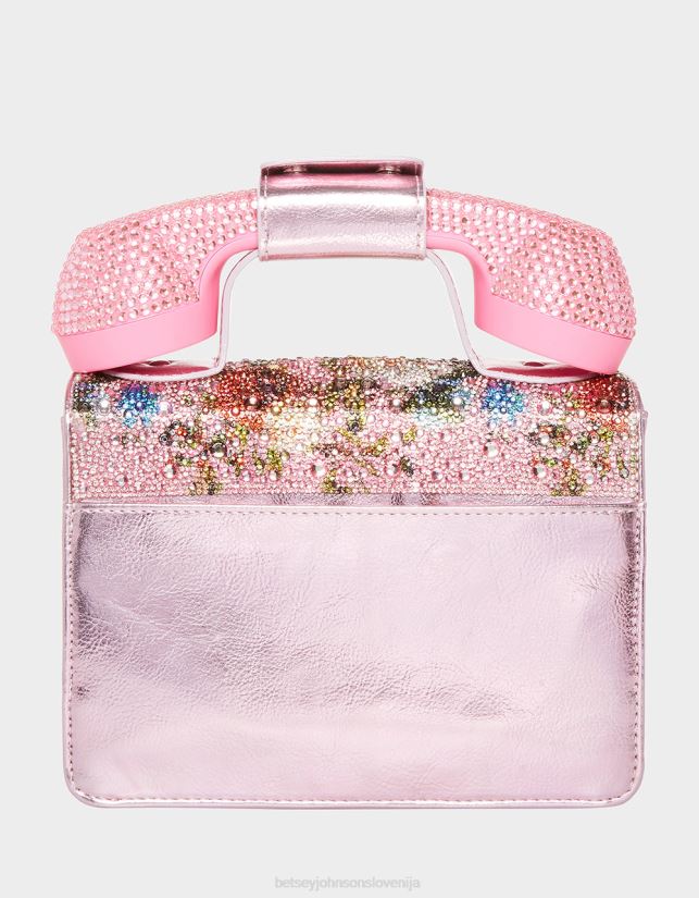 kič daj mi torbico za zvonjenje telefona rozaBetsey Johnson ženske dodatki 664J2T208
