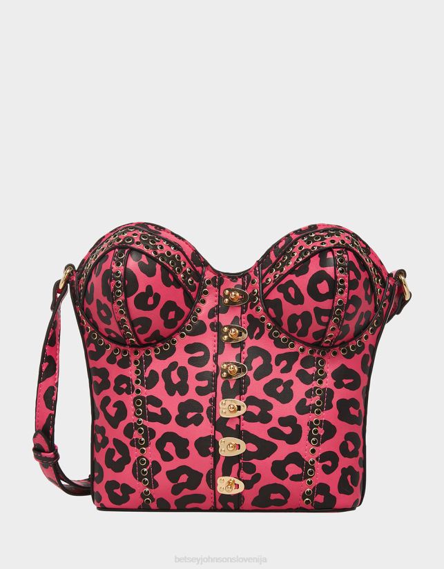 kič steznikov ljubezen čez telo črna/rozaBetsey Johnson ženske dodatki 664J2T219