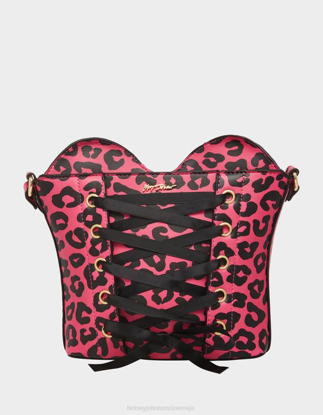 kič steznikov ljubezen čez telo črna/rozaBetsey Johnson ženske dodatki 664J2T219