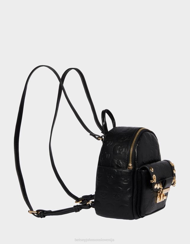 mini nahrbtnik no brainer skull ČrnaBetsey Johnson ženske dodatki 664J2T241