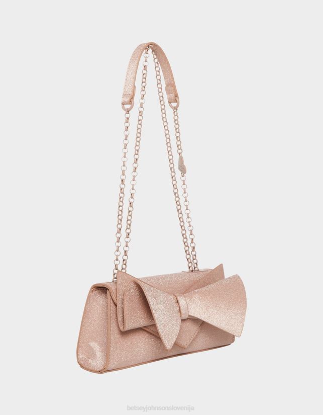 preklopna torba z oglatim lokom šampanjecBetsey Johnson ženske dodatki 664J2T249