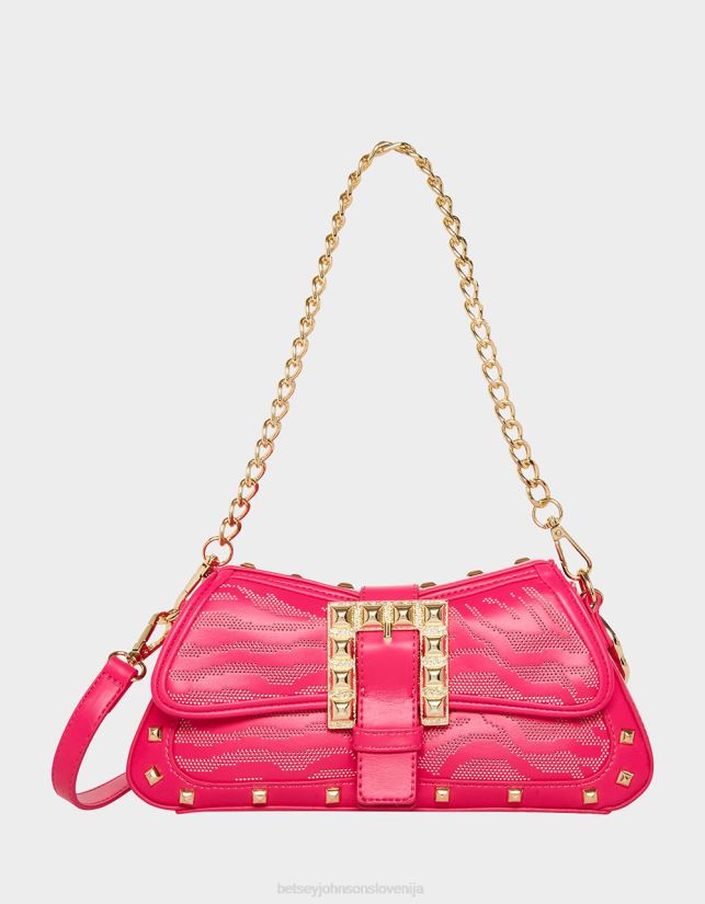 preprosta tigrasta torba za čez ramo rozaBetsey Johnson ženske dodatki 664J2T261