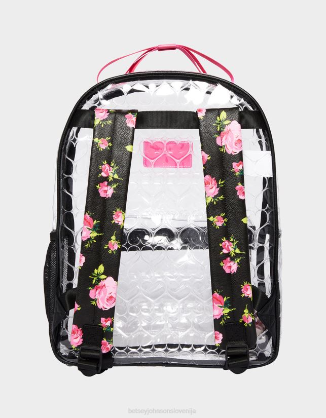 prozoren nahrbtnik z torbico ČrnaBetsey Johnson ženske dodatki 664J2T231