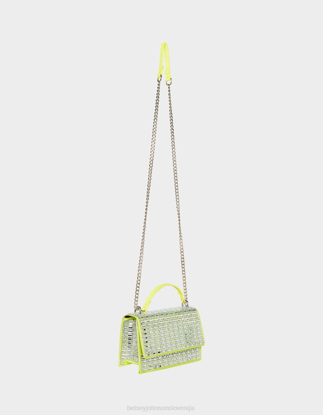 sijaj na preklopni torbi z zavihkom citronBetsey Johnson ženske dodatki 664J2T239