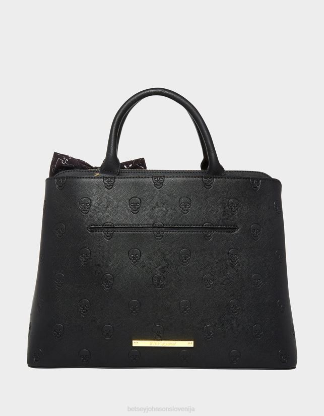skullicious satchel ČrnaBetsey Johnson ženske dodatki 664J2T205
