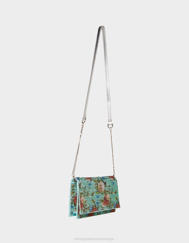 torbica s cvetličnim kamenčkom mint zelenaBetsey Johnson ženske dodatki 664J2T224