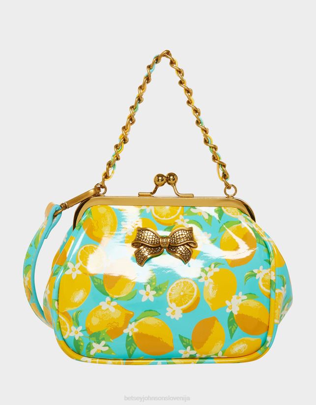 vrečka s ključavnico za poljubček lil' nugget limonaBetsey Johnson ženske dodatki 664J2T244