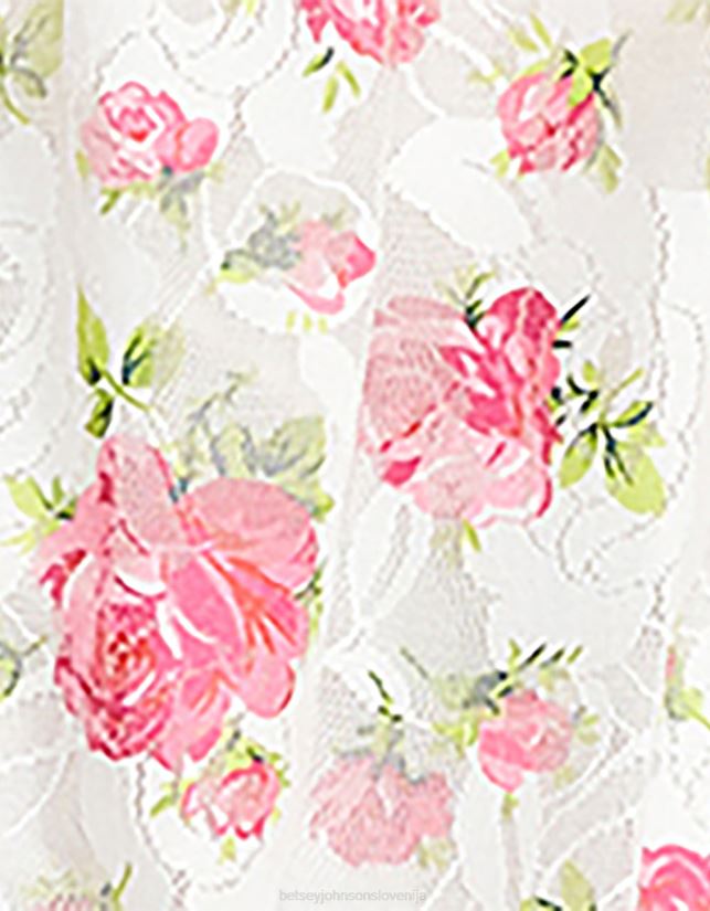 maxi obleka s cvetličnim motivom belaBetsey Johnson ženske oblačila 664J2T274
